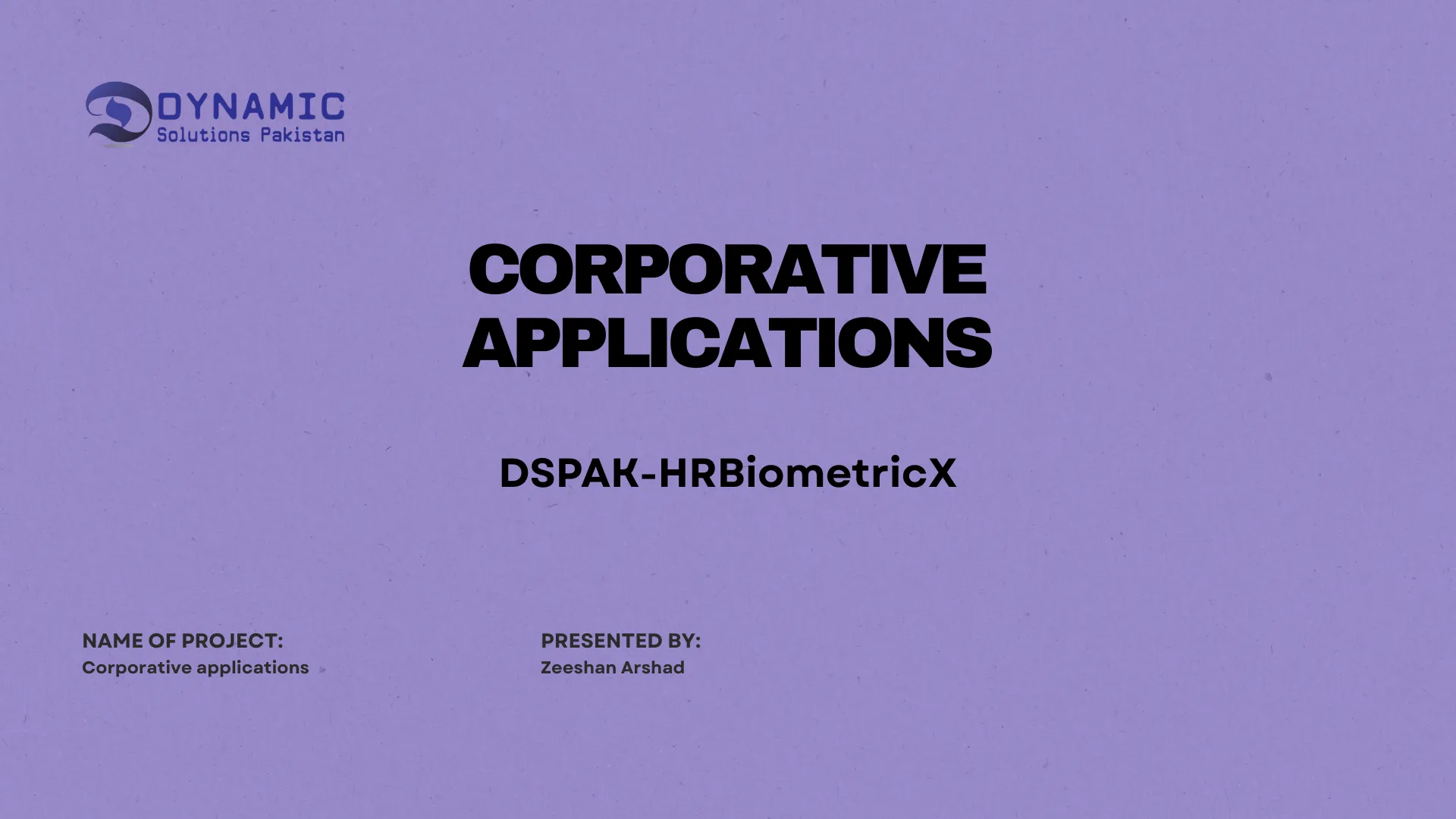 DSPAK-HRBiometricX